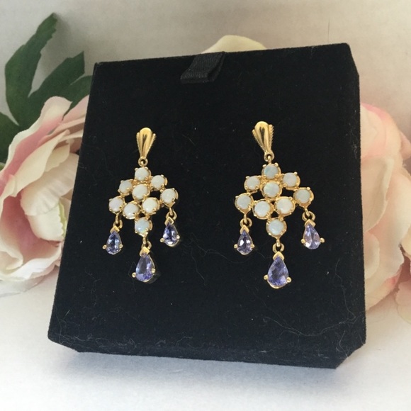 10k Chandelier Earrings - Picture 3 of 6